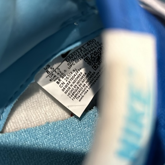 Men’s Nike Dunk Low Argon Blue Size 8.5 - Picture 3 of 8